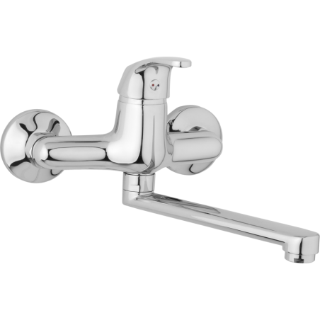 Nástenná drezová a umývadlová batéria SLIM, rozteč 150 mm, ramienko 200 mm