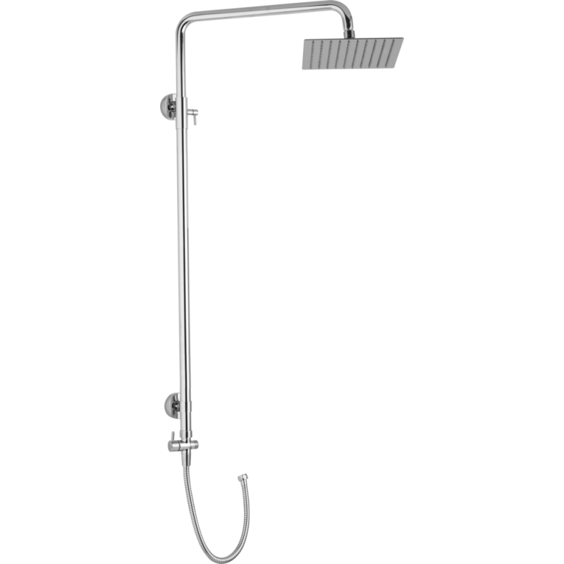 Sprchová sestava pro dolní vývod, sprcha 20x20cm