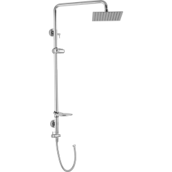 Sprchová zostava pre dolný vývod, sprcha 25x25cm
