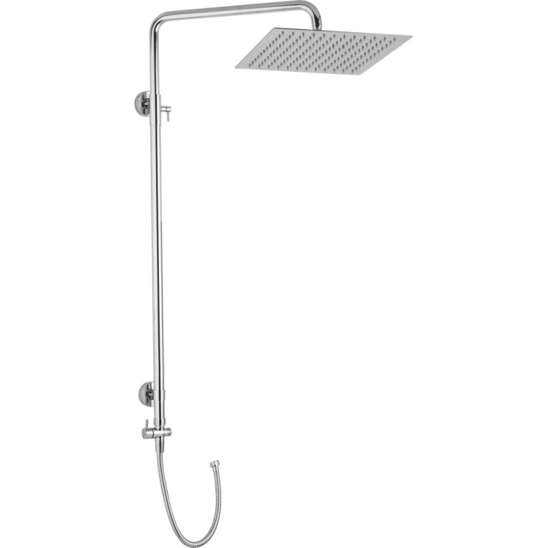 Sprchová sestava pro dolní vývod, sprcha průměr 25cm