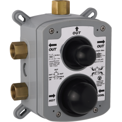 Podomítkový box DOKA, třícestný