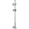 Sprchová tyč, dĺžka 610 mm, nastaviteľná rozteč, bez mýdelničky