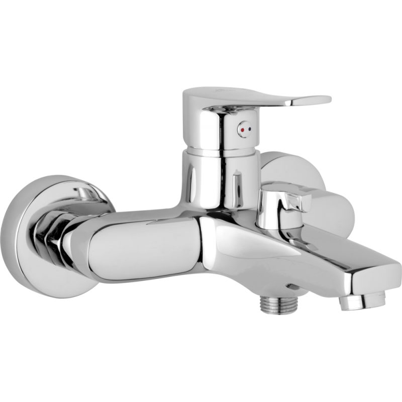Vaňová nástenná batéria DOKA 150 mm bez príslušenstva - POVRCH