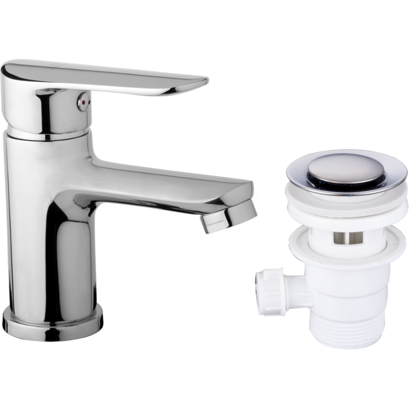 Stojanková umývadlová batéria FINERY s výpustou