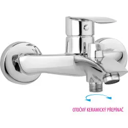 Vaňová nástenná batéria HEDA, rozteč 150 mm