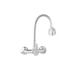 Nástěnná baterie SLIM, rozteč 150 mm, pružné ramínko